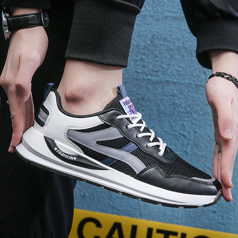 Spring And Summer New Men's Double Mesh Breathable Sports Shoes Fashion Trend Wild Forrest Shoes Men's Shoes Casual Shoes